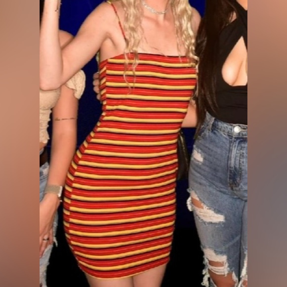 Windsor dress- good condition- striped and form fitting. Willing to negotiate.